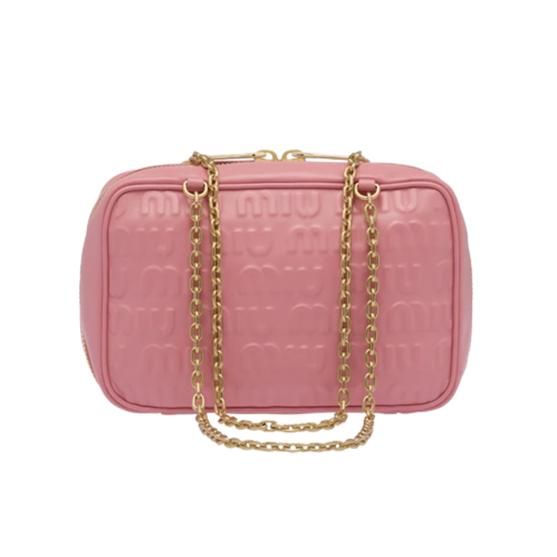 กระเป๋า รุ่น Logo-Embossed Leather Top-Handle Bag 2