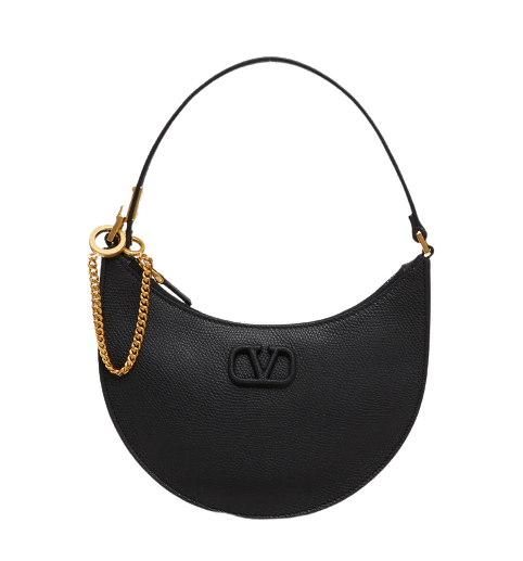  กระเป๋า Valentino รุ่น Mini Vlogo Signature Grainy Calfskin Hobo Bag 2