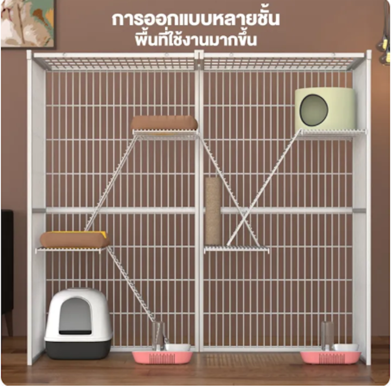 กรงแมว 4 ชั้น 3