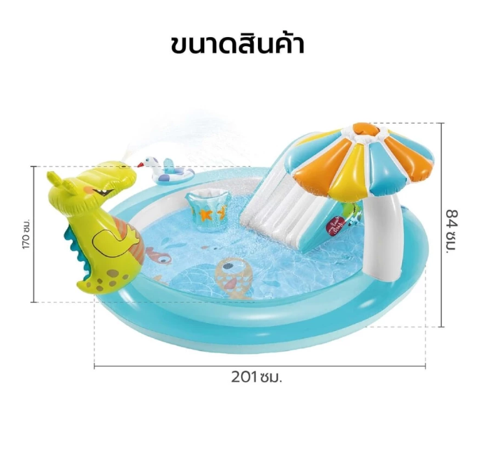 สระว่ายน้ำเป่าลมสวนสนุก 3