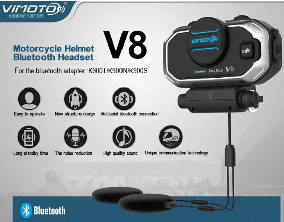 บลูทูธติดหมวก รุ่น V8 3