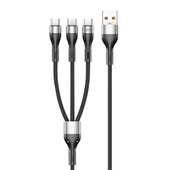 สายชาร์จพอร์ต 3 หัว