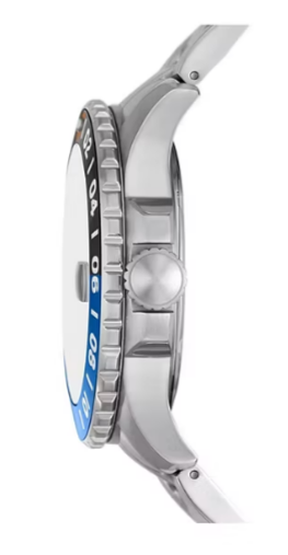 Blue GMT Stainless Steel Watch 2