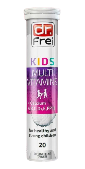 เม็ดฟู่ สำหรับเด็ก Kids Calcium+Multivitamins 1