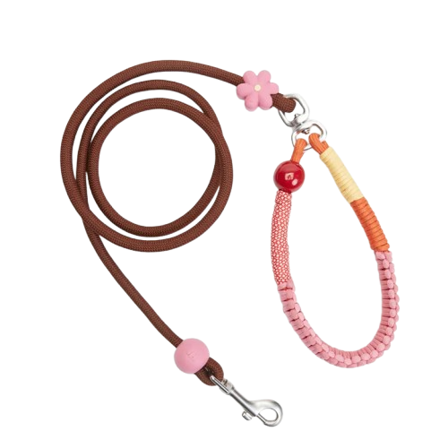 สายจูงสัตว์เลี้ยง Apple Pet Collar and Harness Signal Heart Pet Leashes 2