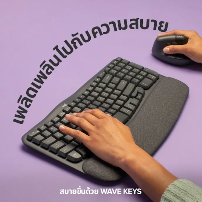 Wave Keys Ergonomic Wireless Keyboard 2