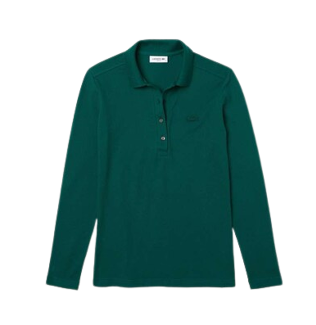Women' s Slim Fit Stretch Pique Lacoste Polo Shirt 1