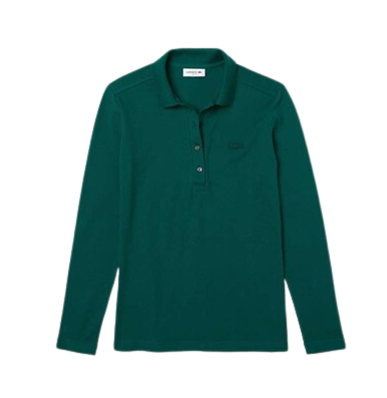 Women' s Slim Fit Stretch Pique Lacoste Polo Shirt 1