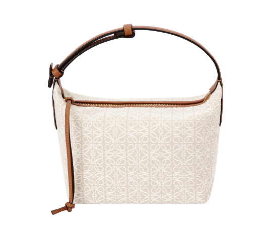กระเป๋า Loewe รุ่น Small Cubi Bag In Anagram Jacquard And Calfskin 1