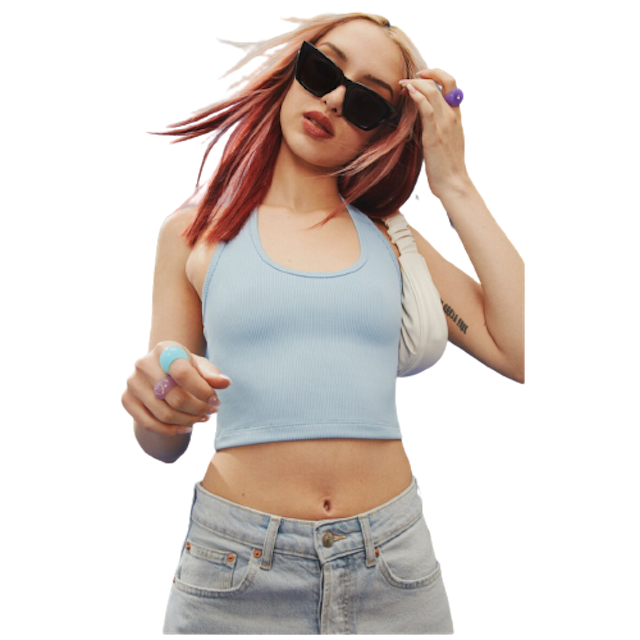 เสื้อครอป Halterneck Cropped Top 5