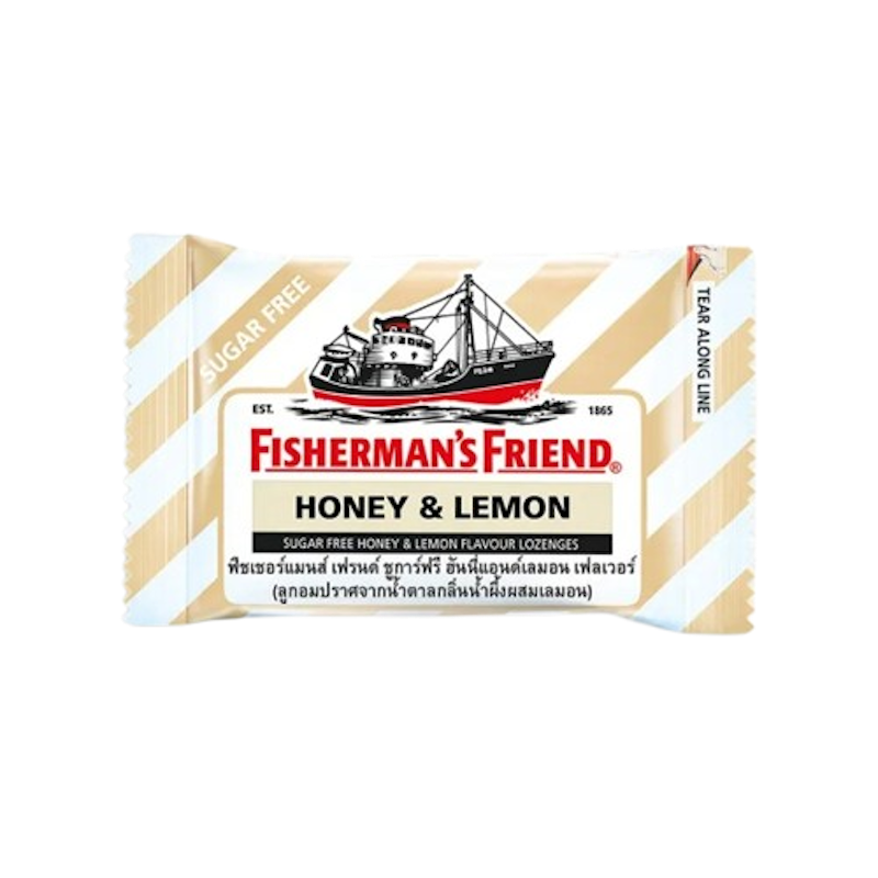 ลูกอมปราศจากน้ำตาล น้ำผึ้งผสมเลมอน Sugar Free Honey and Lemon 1