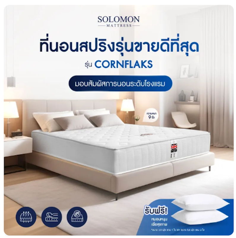 ที่นอนสปริง รุ่น Cornflakes 2