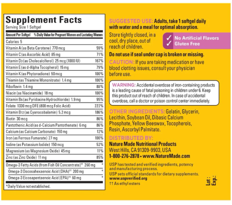 Prenatal Folic Acid + DHA Multivitamin 2
