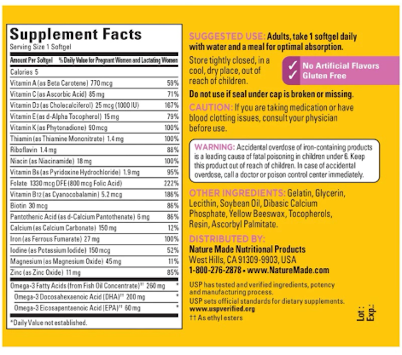 Prenatal Folic Acid + DHA Multivitamin 2
