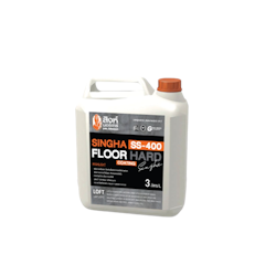 Floor Hard Coating SS400 สิงห์มอร์ตาร์ น้ำยาเคลือบพื้น (SS400 เงา 3ลิตร)