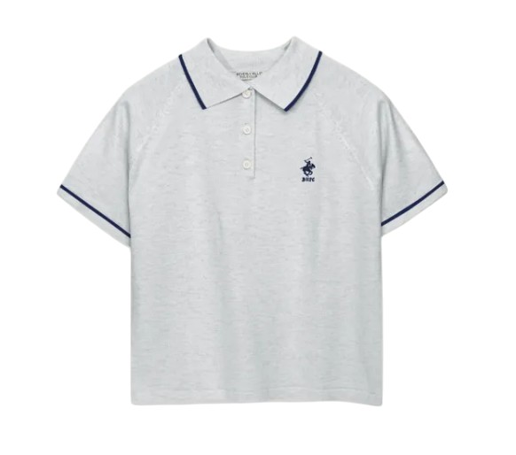 เสื้อโปโลไหมพรม แขนสั้น 1