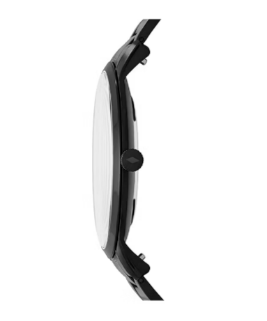 The Minimalist Slim Three - Hand Black Stainless  3
