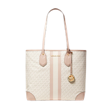 กระเป๋า Michael Kors รุ่น Eva Large Logo Stripe Tote Bag 4