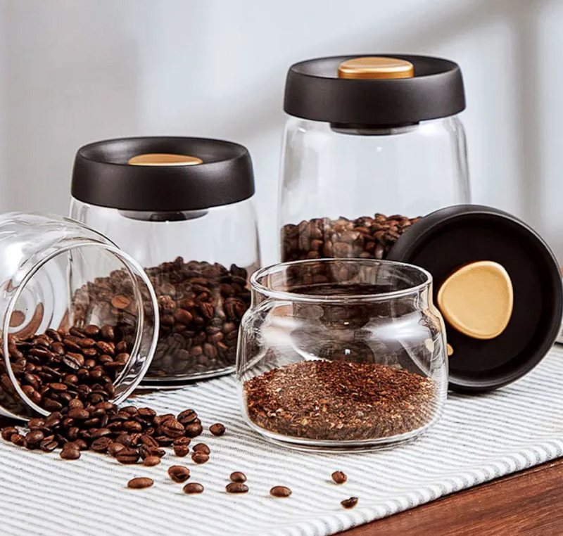 Glass Coffee Canister 2