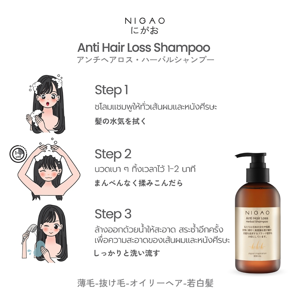 แชมพู Anti Hair Loss Herbal Shampoo 2