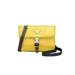 กระเป๋า PRADA ผู้ชาย รุ่น Nylon And Saffiano Leather Smartphone Case
