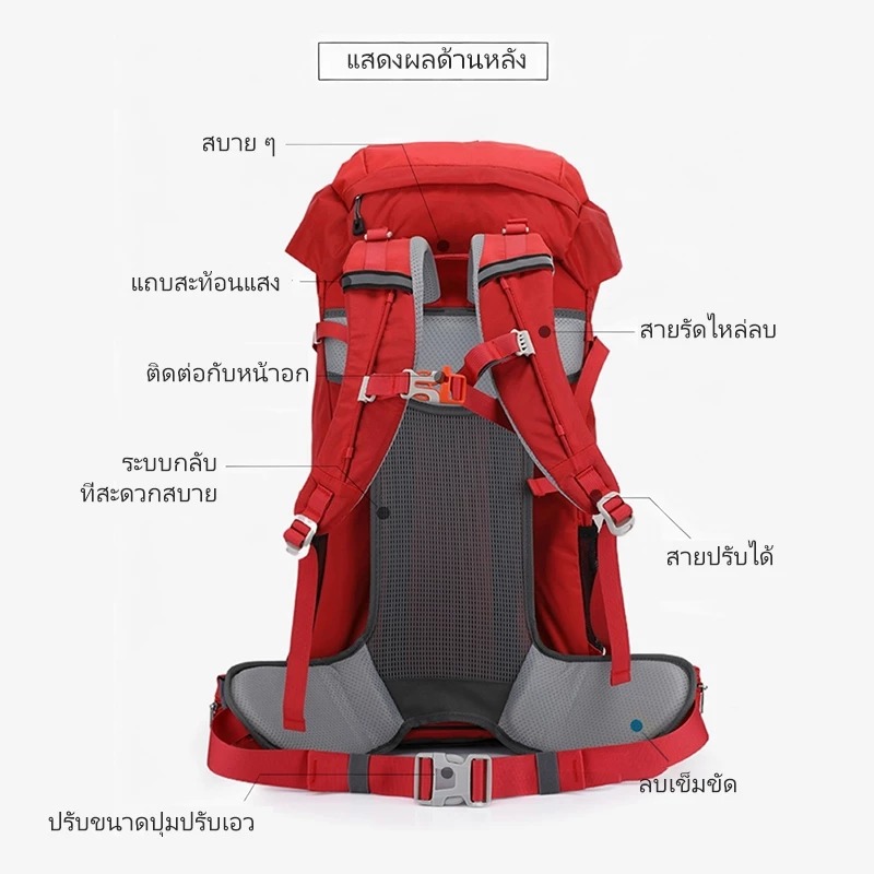 กระเป๋าเดินป่า 50L 2