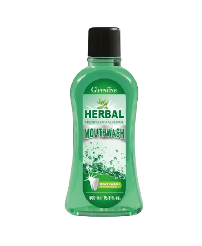 น้ำยาบ้วนปาก Herbal Fresh Zero Alcohol Mouthwash 1