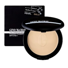 GINO McCRAY THE PROFESSIONAL MAKE UP POWDER FOUNDATION สี No.01 Cremery Creek