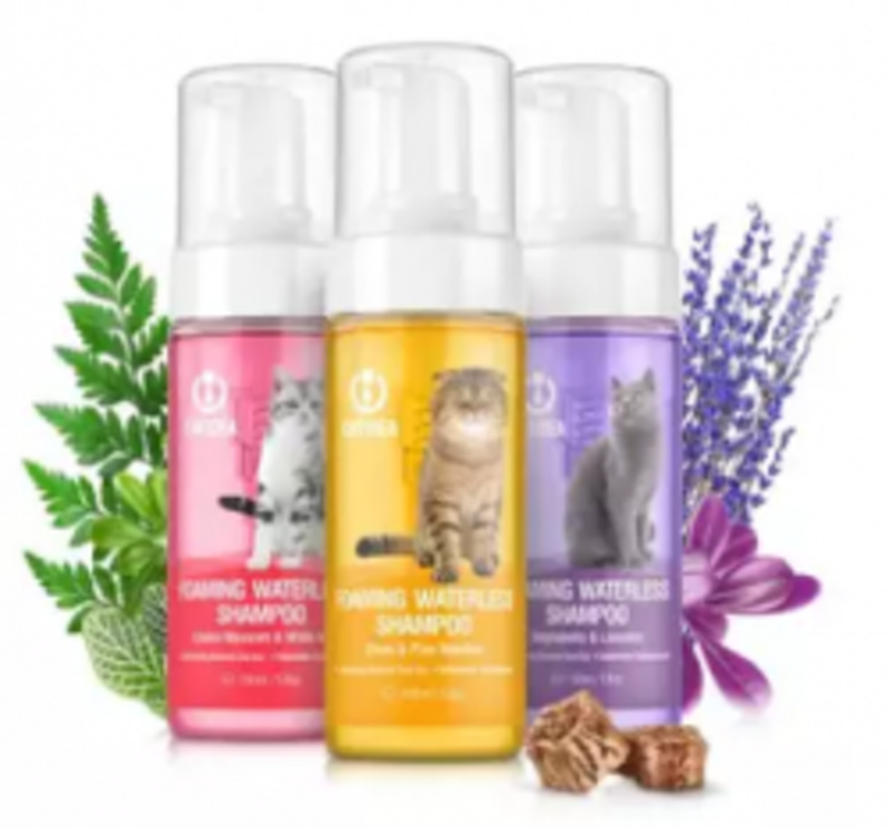 9. Catidea – Foaming Waterless Cat Shampoo 1