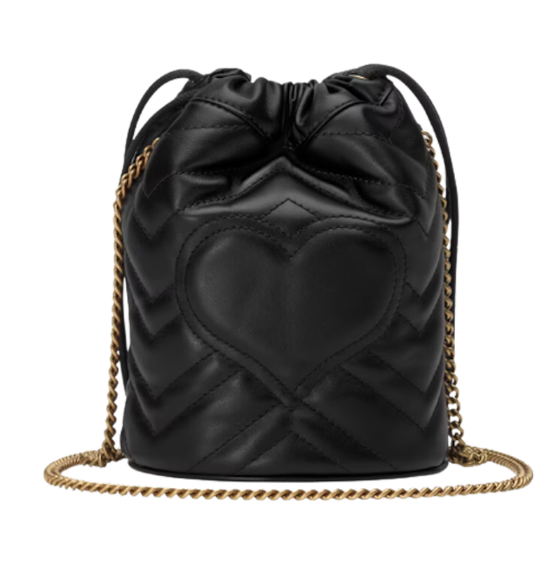 กระเป๋าแบรนด์เนม ราคาไม่เกิน 40,000 บาท รุ่น GG Marmont Mini Bucket Bag 4