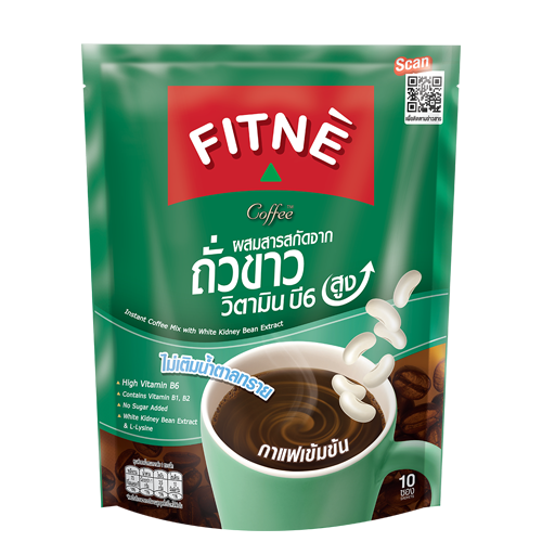 กาแฟปรุงสำเร็จชนิดผงผสมสารสกัดจากถั่วขาว 1