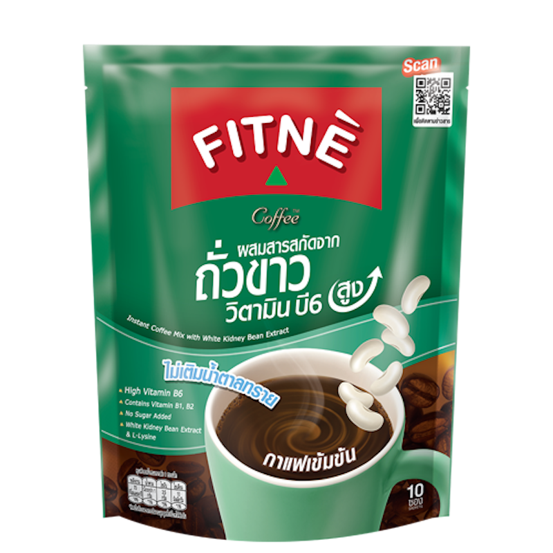 กาแฟปรุงสำเร็จชนิดผงผสมสารสกัดจากถั่วขาว 1