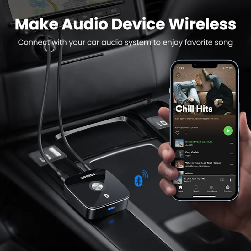 ตัวรับสัญญาณ Bluetooth 5.1 Aptx Bluetooth Receiver 3