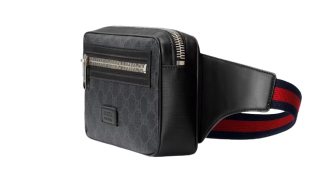 กระเป๋า Gucci ผู้ชาย รุ่น  GG Black Belt Bag 2