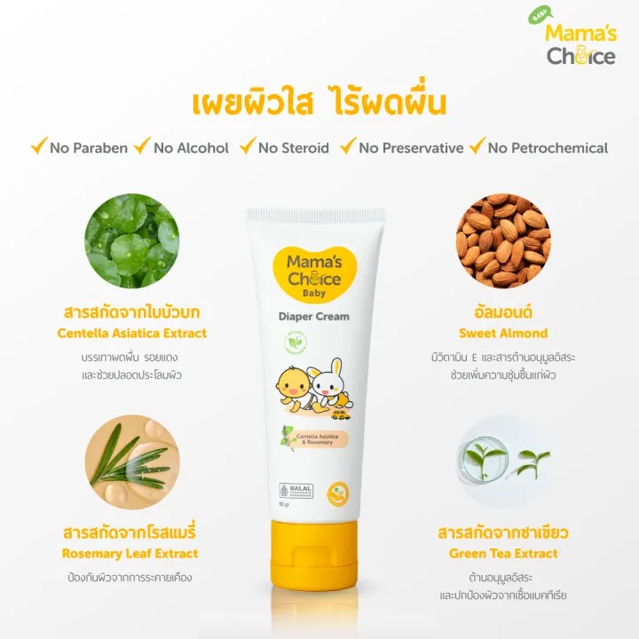 ครีมทาผื่นผ้าอ้อม Diaper Cream 2
