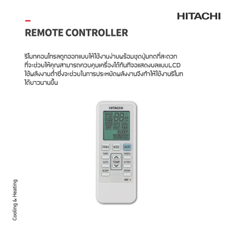 แอร์สี่ทิศทาง รุ่น Cassette Type Fixed Speed Primairy Series 34802 BTU 3