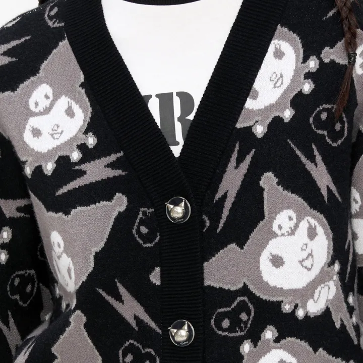 เสื้อคาร์ดิแกนผู้หญิง Kuromi  2