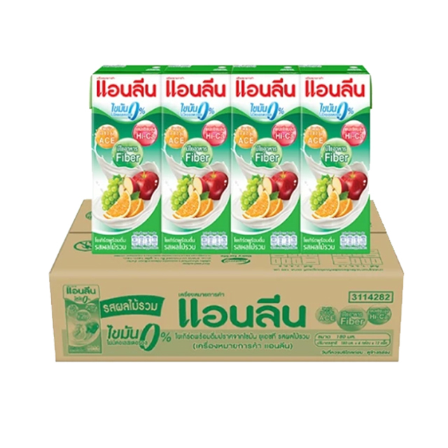 โบนซ์แอคทีฟ โยเกิร์ตพร้อมดื่ม ยูเอชที รสผลไม้รวม 3