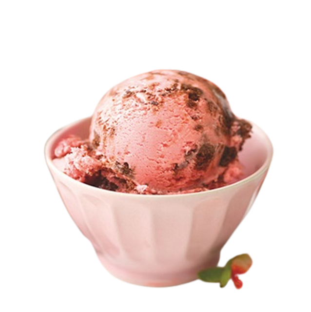 ไอศกรีมรส สตรอว์เบอร์รี ช็อกโกแลต ชังค์ 1