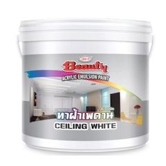 สีทาฝ้าเพดาน Beauty Acrylic Emulsion Paint