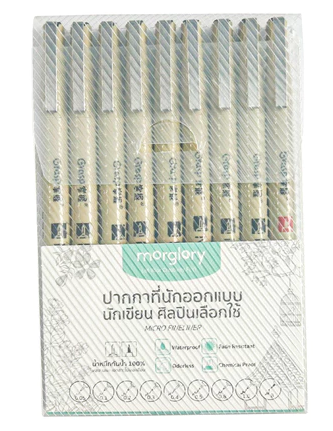 ชุดปากกาตัดเส้น fineliner 9 ขนาด 1