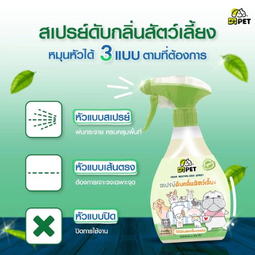 D1Pet x หมาจ๋า สเปรย์ดับกลิ่นสัตว์เลี้ยง 3