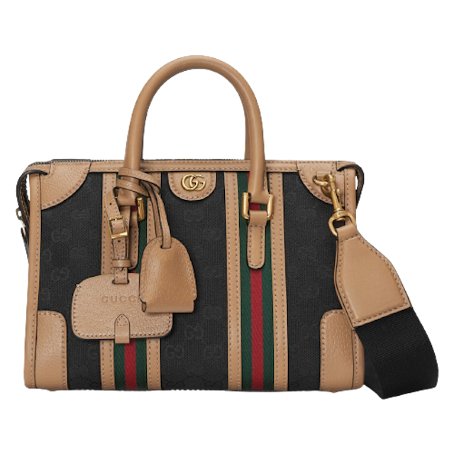 กระเป๋า Gucci Bauletto Small Canvas Top Handle Bag 2