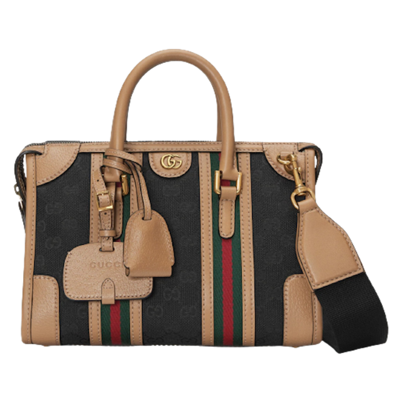 กระเป๋า Gucci Bauletto Small Canvas Top Handle Bag 2