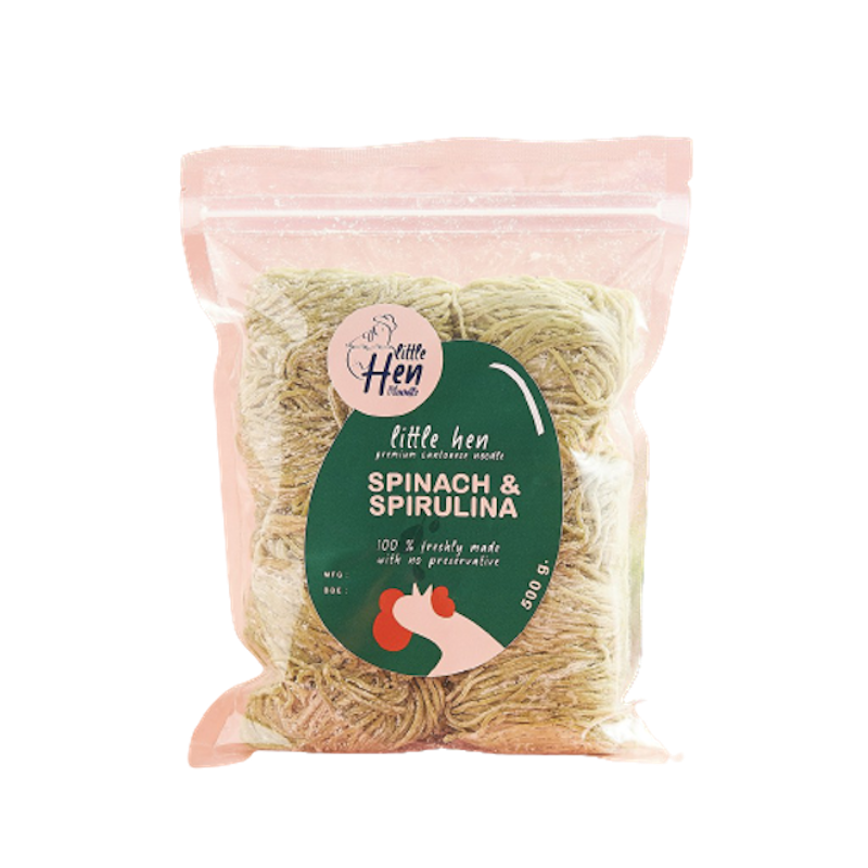 บะหมี่ผัก Spinach and Spirulina Noodle 1