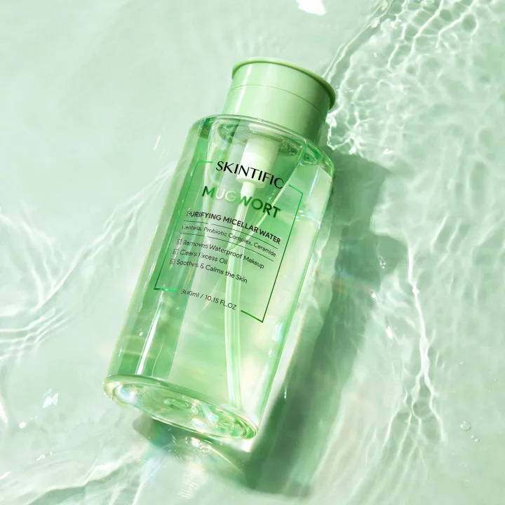 มัควอร์ธ เพียวริฟายอิ้ง ไมเซล่า วอเตอร์ Mugwort Purifying Micellar Water  2