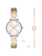 MICHAEL KORS นาฬิกา Michael Kors สำหรับผู้หญิง รุ่น Mini Pyper Pavé Two-Tone Watch, Bracelet and Stud Earrings Set 1