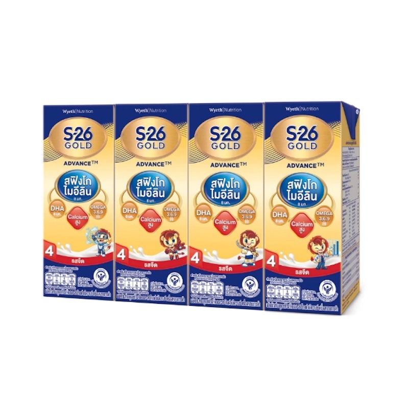 Gold Advance UHT นมกล่อง สูตร 4 2