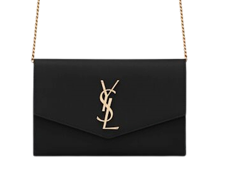 กระเป๋าสะพายข้างผู้หญิง รุ่น Uptown Chain Wallet In Grain De Poudre Embossed Leather 4