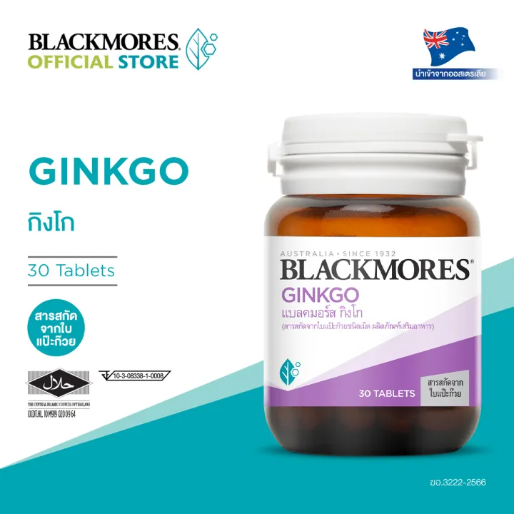 Ginkgo ผลิตภัณฑ์เสริมอาหาร กิงโกะ 2